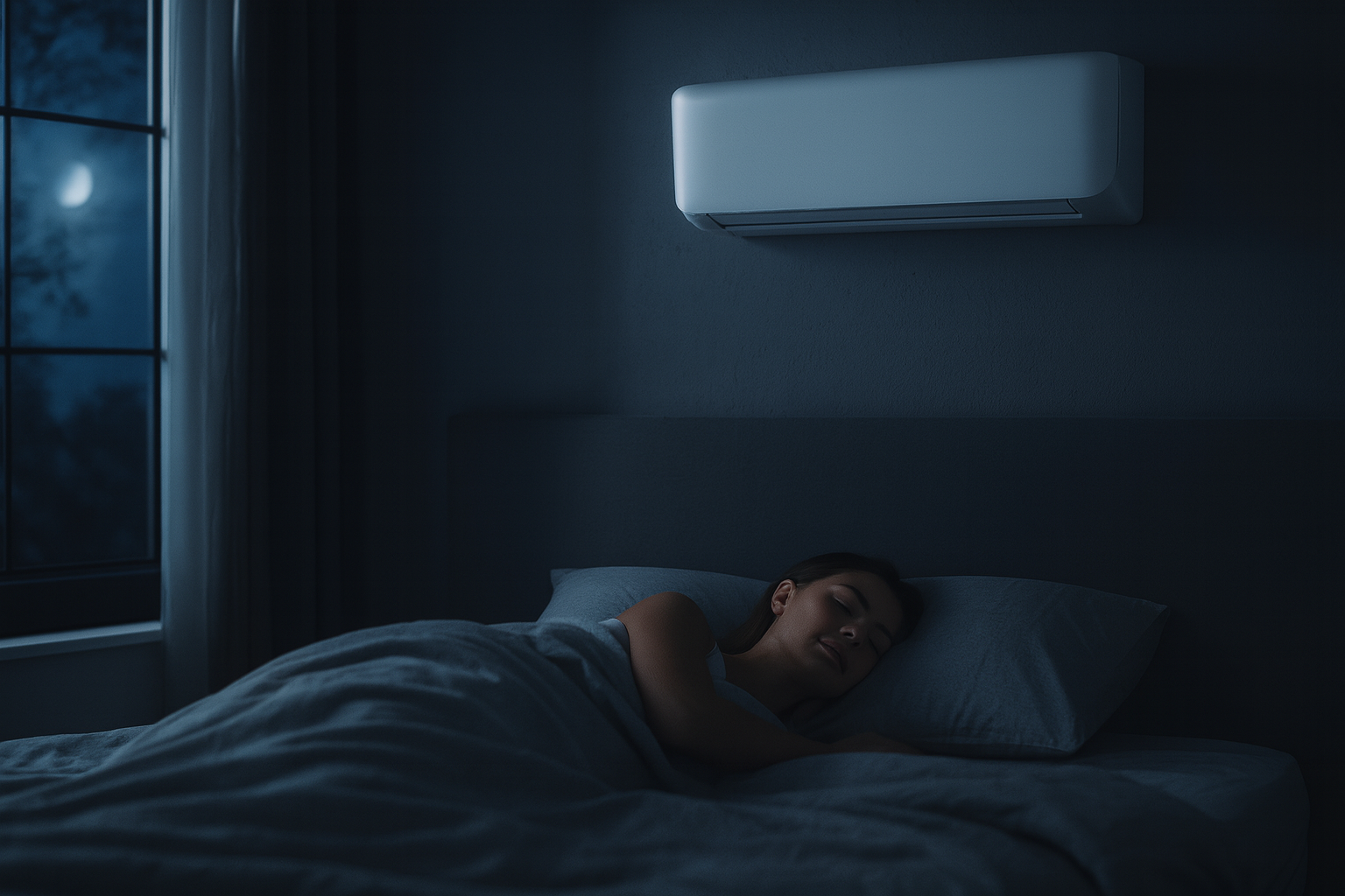 Klimaanlage im Schlafzimmer