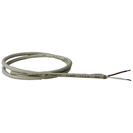 S-Klima Abgeschirmte Leitung LiYCY 2x1,50 mm², 100 Meter Ring