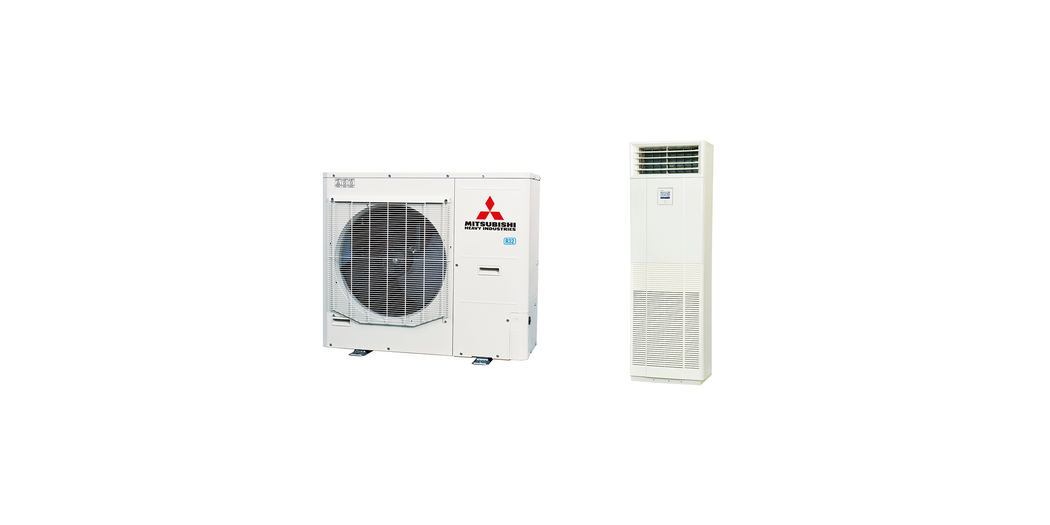 Mitsubishi Heavy Geräte-Set Außengerät und FDF Tower FDC125VSA-W/FDF125VH