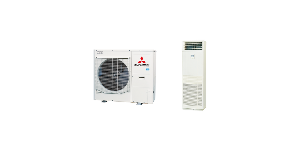 Mitsubishi Heavy Geräte-Set Außengerät und FDF Tower FDC140VSA-W/FDF140VH