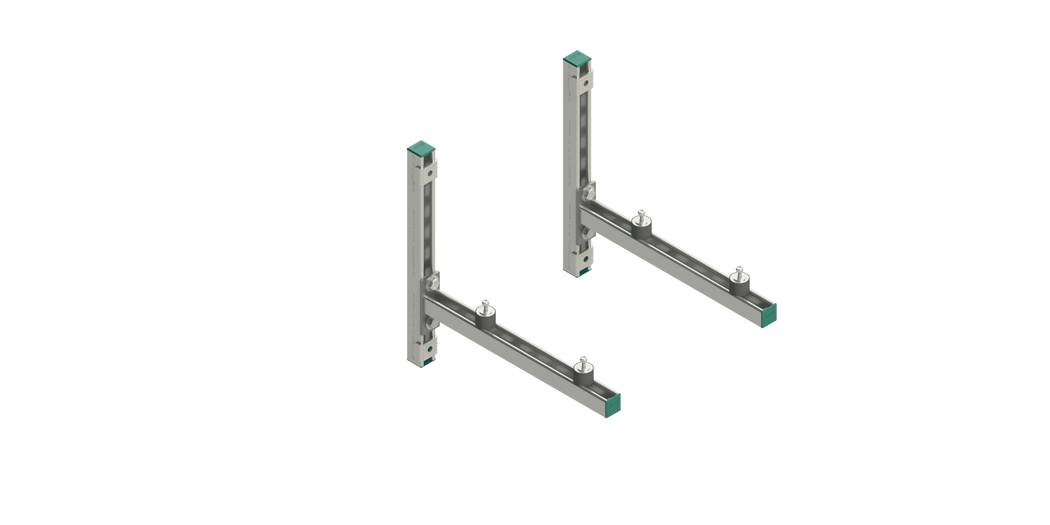 Walraven Schienenkonsolenset 38/40 650 mm